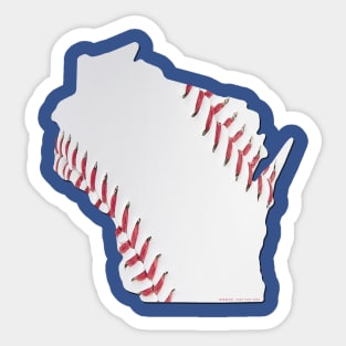 Wisconsin Baseball Sticker